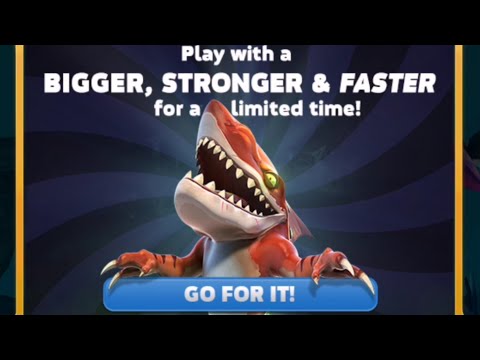 ATOMIC SHARK BIGGER STRONGER & FASTER! LIVE CONTEST - Hungry Shark World