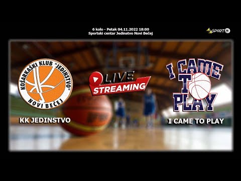 04.11.2022 Basketball live now KK JEDINSTVO Novi Bečej -I CAME TO PLAY Novi Sad
