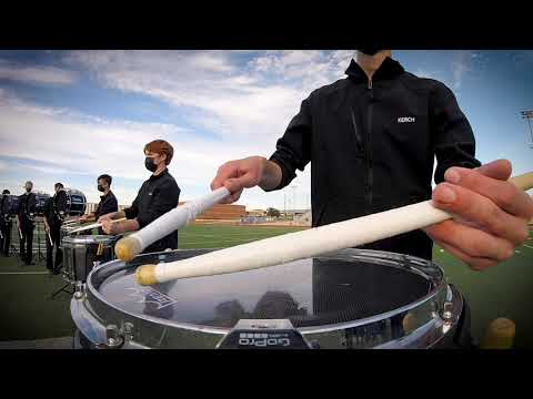 Hebron High School Drumline 2020 Snare Cam - RAGNAROK