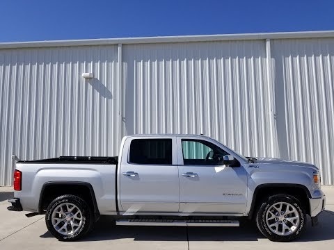 2015 GMC Sierra 1500 SLT Z71 4WD Crew Silver 2338610