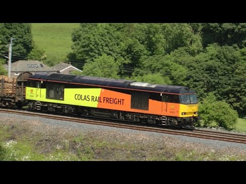 Rail Freight on Shap Fell - Colas Logs and More . .