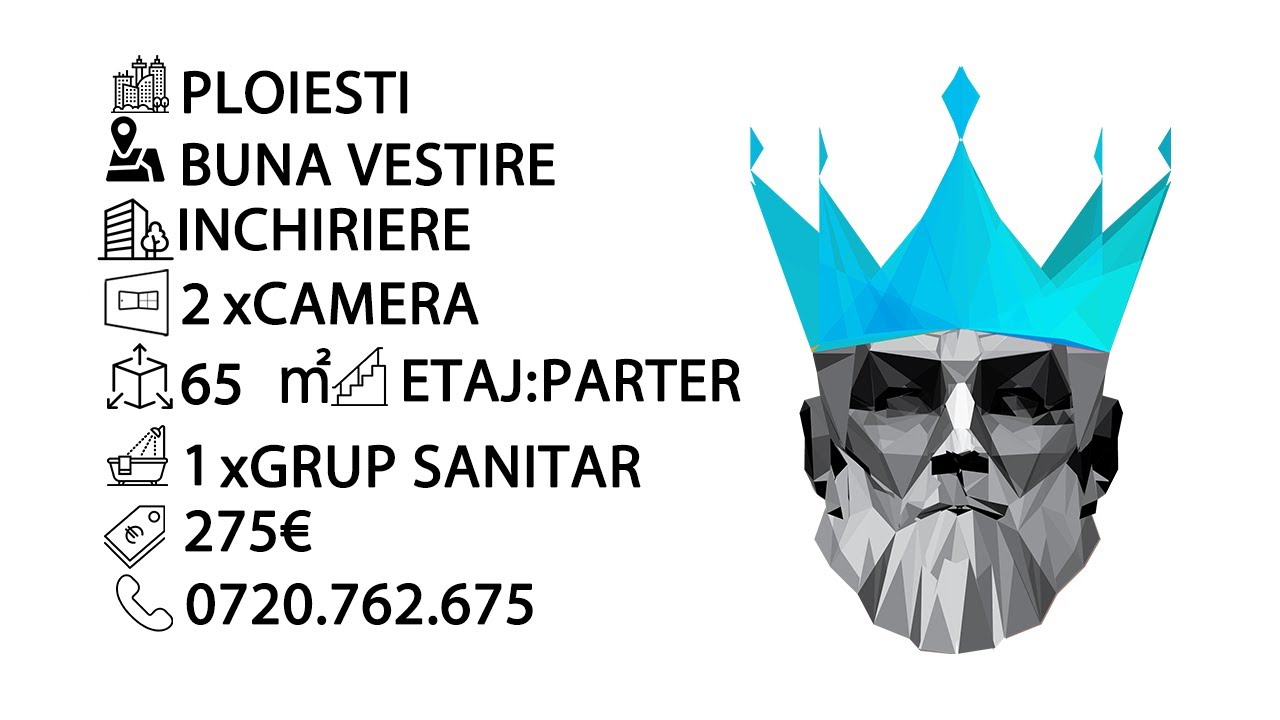 Tur video Buna Vestire | Spatiu Birou | Casa | 2 Camere | Curte Comuna 