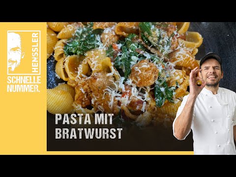 Quick pasta with sausage recipe by Steffen Henssler | Budget-friendly recipes