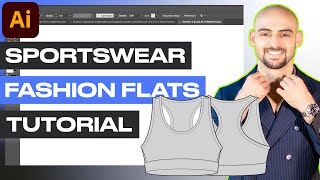 How To Draw Fashion Flats In Illustrator (Sportswear Edition)
