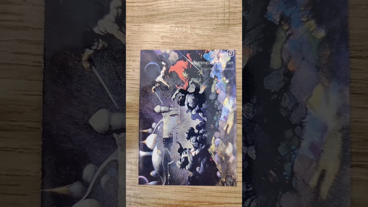 John Carter and the Savage Apes of Mars by Frank Frazetta art card