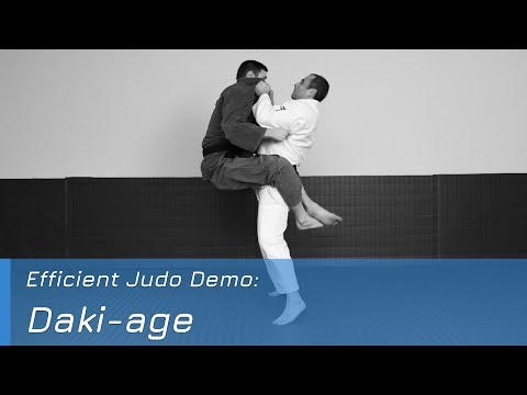 Daki-age - Demo — judo technique demonstration