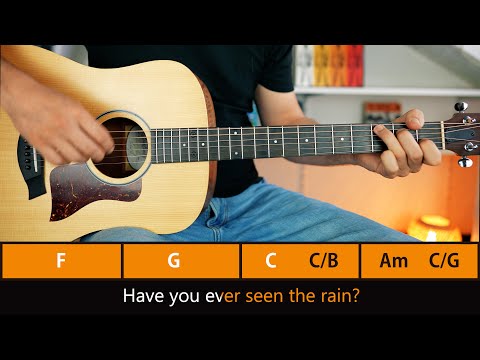 PLAY ALONG "HAVE YOU EVER SEEN THE RAIN" CCR | Guitar Pilgrim