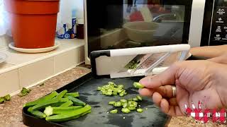 Good Grips handheld slicer first time user