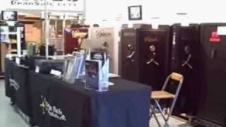 preview picture of video 'Gun Safes at the Ventura Gun show'