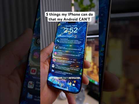 5 things my iPhone can do that my Android Phone can’t 📲 #apple #iphone #ios #iphonevsandroid