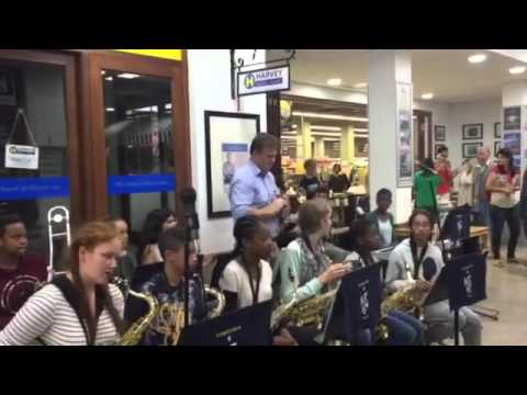 Jazz Band performance in The Village, St Francis