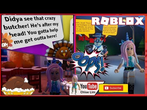 Roblox Gameplay Save Tom The Turkey Obby Doing Both Normal And Expert Mode Steemit - escape the butcher obby roblox