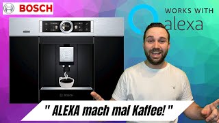 Bosch Kaffee Einbau Vollautomat | CTL636 Mahlwerk, Reinigung & Alexa Sprachsteuerung