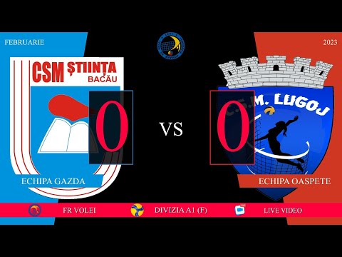 LIVE : Divizia A1 la volei (f): CSM-Știința Bacău - CSM Lugoj /  14.02.2023, Ora 17:00