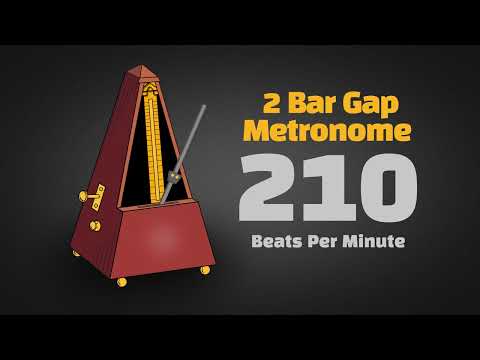 210 BPM / Gap Metronome 2 Bar [4/4]