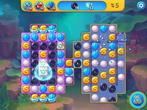 Fishdom level 6322 no boosters フィッシュダム ノーマル [Friend's]