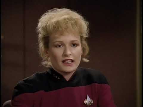 "Commander Shelby Took Over Borg Tactical Analysis Six Months Ago."' Admiral Hanson