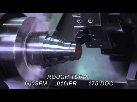 CNC Lathe Cutting Demo
