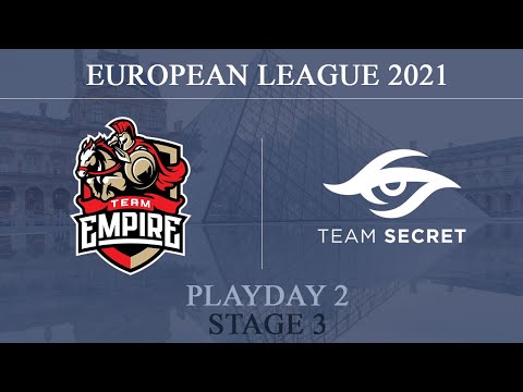 Empire vs Secret @Kafe Dostoyevsky | European League 2021 Playday 2 | Team Empire vs Team Secret