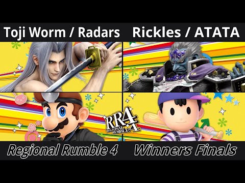Regional Rumble 4 - Winners FInals - Toji Worm / Radars vs Rickles / ATATA