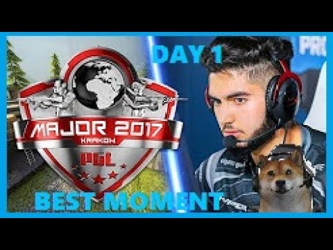 EU Minor PGL (Major Krakow 2017)  BEST MOMENTS Day 1  CSGO