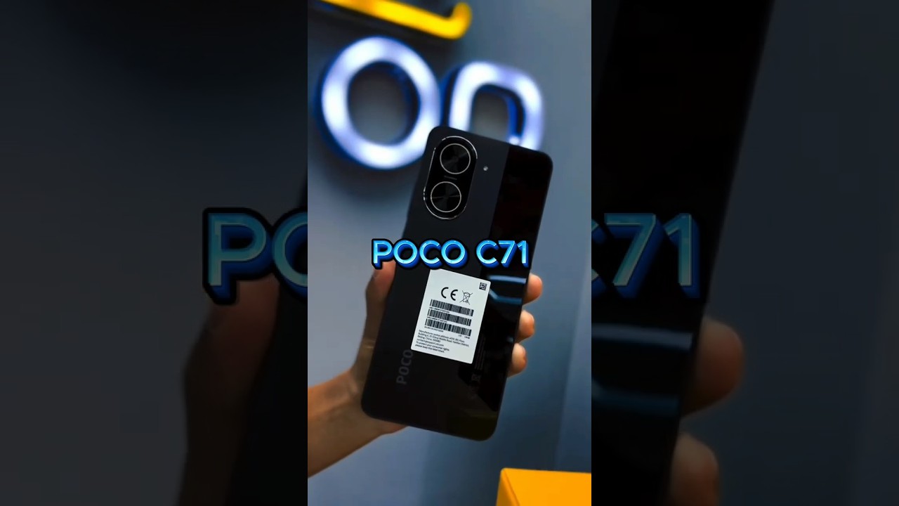 Miniatura da avaliação em vídeo de Smartphone Poco C71 128GB Dourado