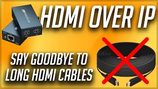 Download Lagu NEVER Buying A Super-Long HDMI Cable Ever Again - PWAY HDMI Extender Over IP Thumbnail