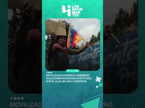 Padres, gremiales y vecinos marchan a Plaza Murillo exigiendo soluciones económicas al Gobierno