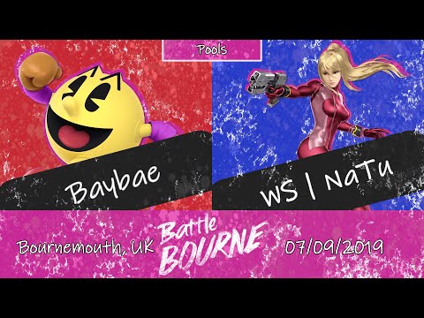 BattleBourne SSBU Singles - Baybae (PAC-MAN) vs NaTu (Zero Suit Samus) - Pools