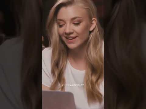 🇺🇸 Famous polyglots-Natalie Dormer