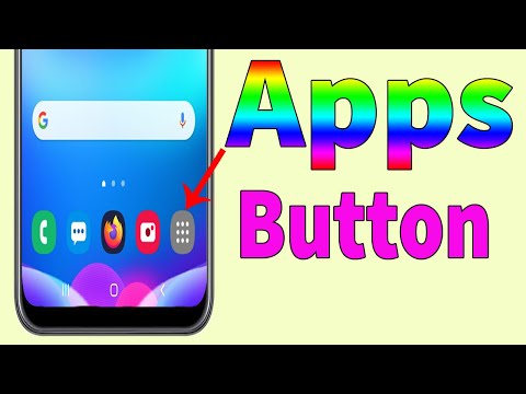 Samsung Galaxy A20/A30/A40/A50/A70 : How To Enable or Disable Apps Button @HelpingMind