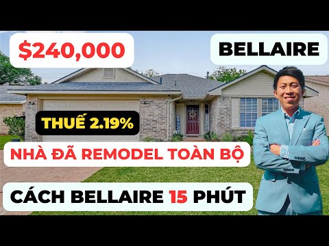 #39 Bellaire - CĂN NHÀ ĐÃ REMODEL TOÀN BỘ cách Bellaire chỉ 15 minutos atrás 2,1%!!!