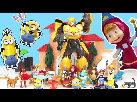 playmobil 9420,  masha and the bear toys play