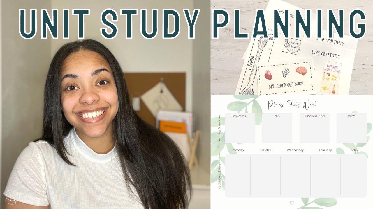 Unit Study Homeschool Planning // Using a digital planner!