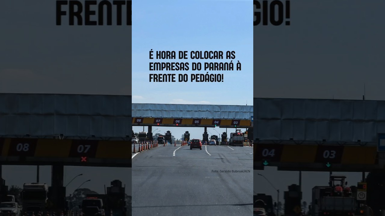 🚛💼 “Empresas paranaenses merecem liderar o pedágio!”