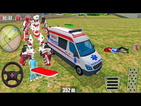 Ambulance Robot Car Transform #31 - Doctor Hero Flying Robot Rescue - Android GamePlay