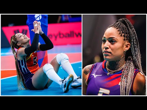 Craziest Libero in Women's Volleyball History | Brenda Castillo