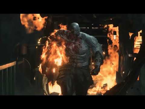 RESIDENT EVIL 2 Remake- Super Tyrant Theme in-game version