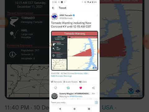 New Concord, Kentucky Tornado 12-10-21 to 12-11-21