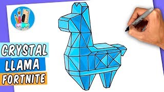 como dibujar la llama de cristal fortnite facil paso a paso - dibujos de picos de fortnite faciles