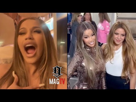 "I Was So Nervous" Cardi B On Meeting Shakira For The 1st Time! ????
