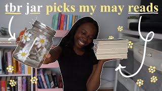 TBR prompt jar chooses my reads for may! 📚🫙🌼 *may TBR*