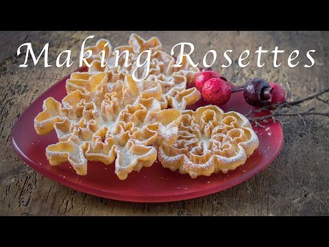 Making Rosette Cookies