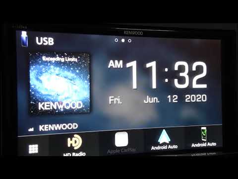 Kenwood eXcelon Reference DNX997XR 6.8” DVD Navigation Receiver Demo
