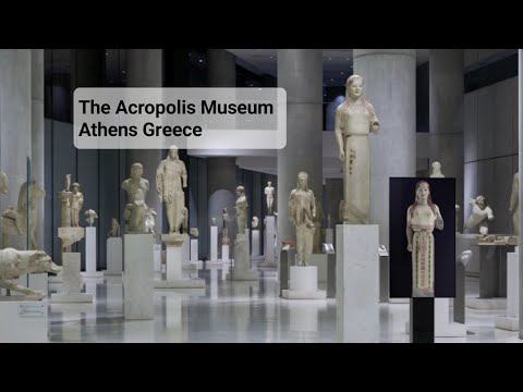 Tour completo pelo Museu da Acrópole Atenas Grécia.