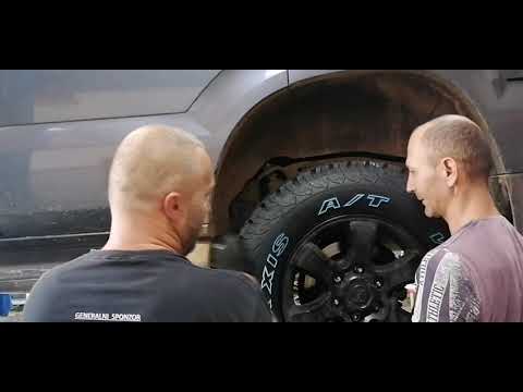 Toyota Land cruiser prado 120 - Maxxis A/T 980 E wormdrive tyres and bumper led bar