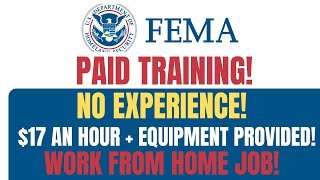 Work From Home With Fema As A Temp Emergency Support Rep | Paid Training (No Experience)