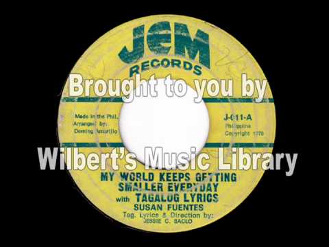 MY WORLD KEEPS GETTING SMALLER EVERYDAY - Susan Fuentes