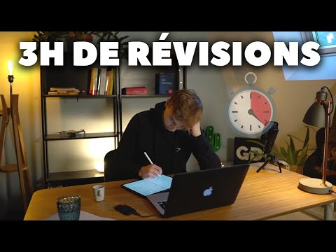 On RÉVISE 3H ensemble ! (Study with Me) - révisions en temps réel avec musique - Grégoire Dossier