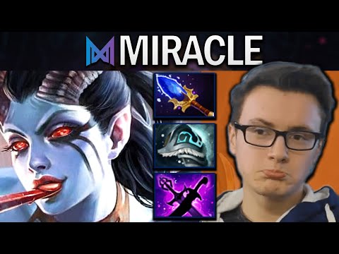 Queen of Pain Dota 2 7.32 Gameplay Nigma.Miracle tries the NEW AGHANIMS #dota2 #dota2gameplay